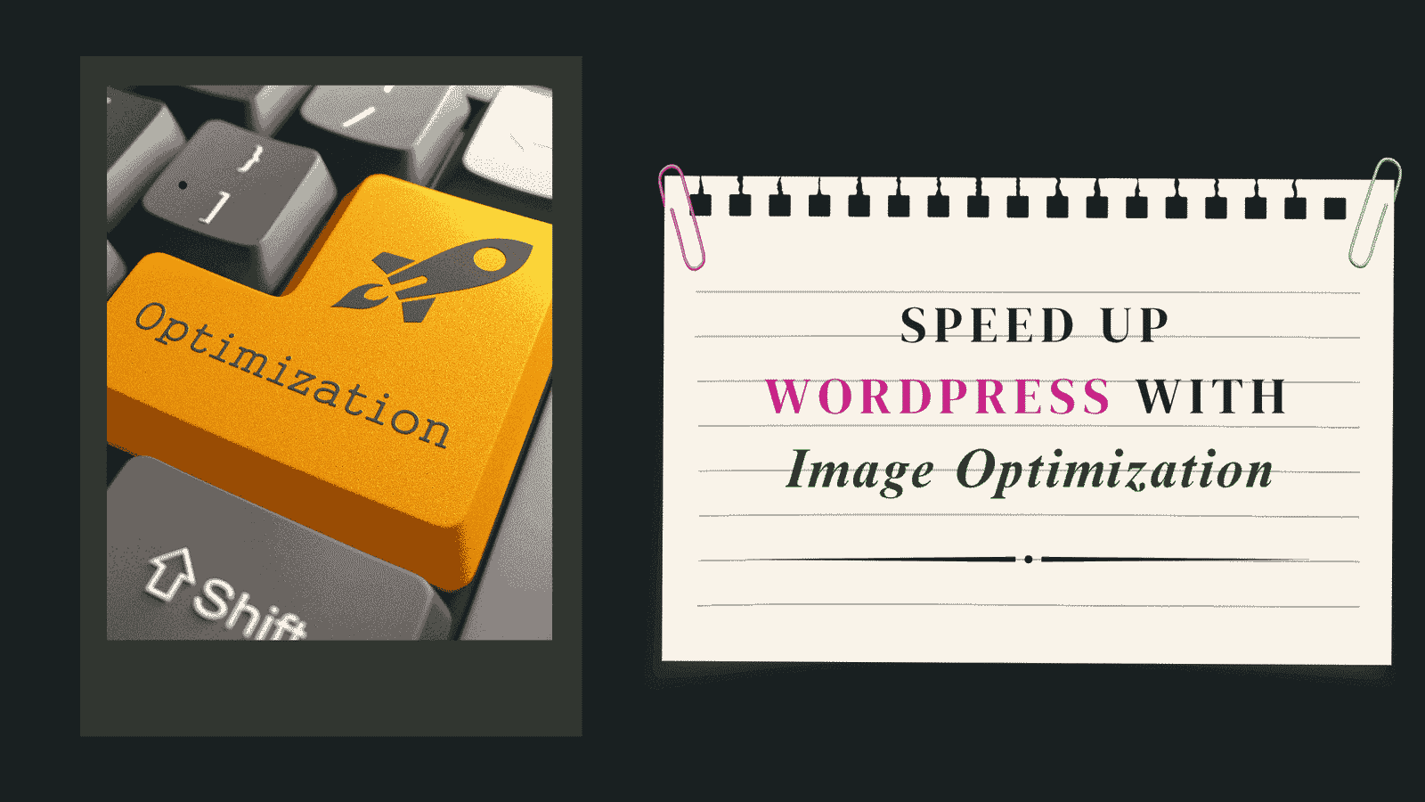 speed up WordPress with image optimization case study